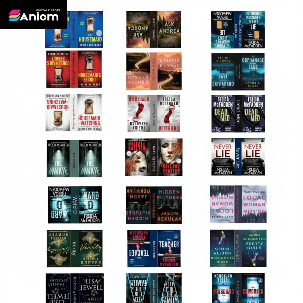 DIY Psychological Thriller MiniBooks | Digital PDF Printables