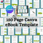 150 Editable Canva eBook & Course Workbook Templates | Create Professional eBooks Easily