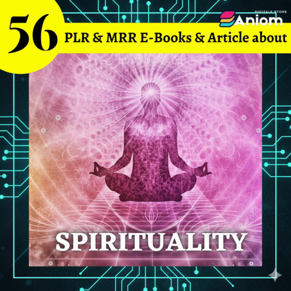 Spirituality Mega Pack: 56 PLR eBooks + Articles | Full Resell Rights