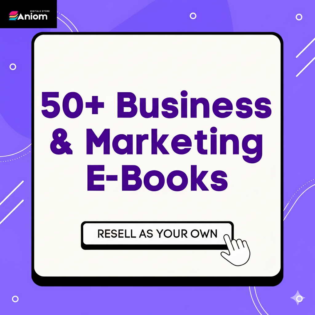 50+ Proven Business & Marketing eBooks | Resell & Profit with MRR