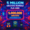 5 Million+ eBooks Mega Bundle | PLR & MRR Resellable eBooks | Passive Income & Financial Guides