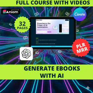 Generate a Complete eBook with AI – Step-by-Step Masterclass + Video Tutorials