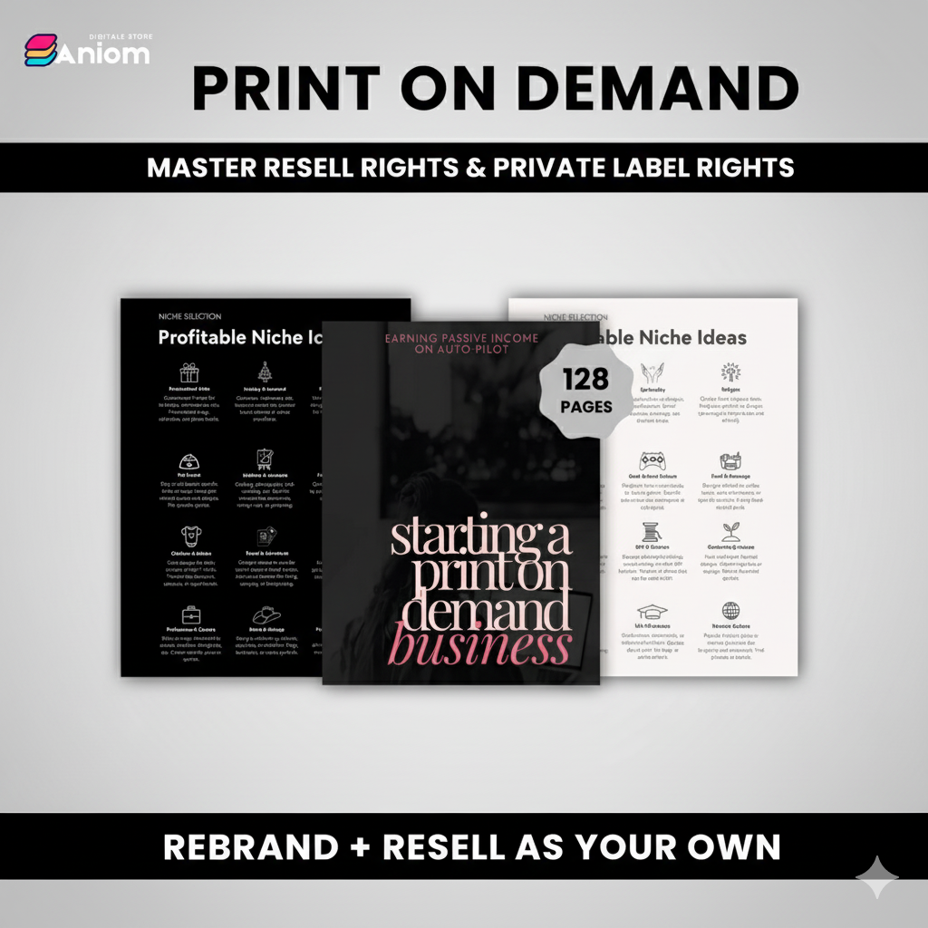 Print-On-Demand Success Guide | Done-For-You POD eBook | Build Passive Income on Auto-Pilot