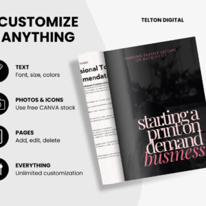 Print-On-Demand Success Guide | Done-For-You POD eBook | Build Passive Income on Auto-Pilot